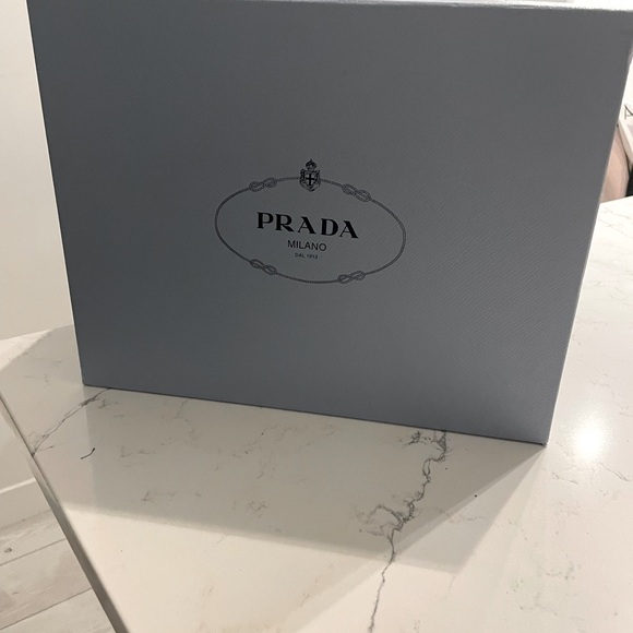 PRADA BLK VELVET CHUNKY HEEL ZIPPER BOOT - Picture 10 of 11